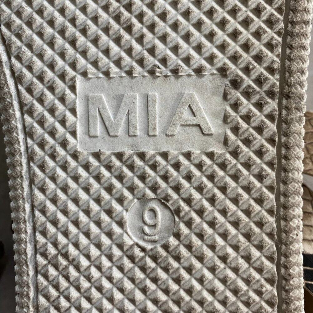 MIA Melvina Faux Snakeskin Strappy Sandal sz 9 - Picture 9 of 9
